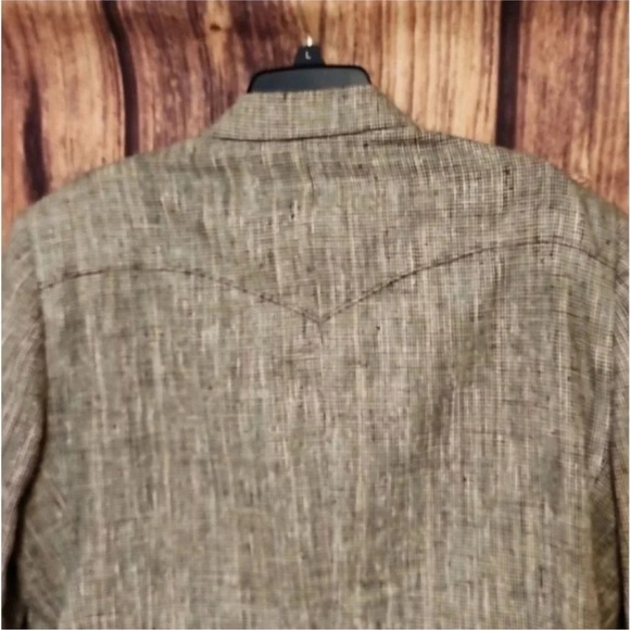 Vintage Panhandle Slim Sport coat Cowboy Western size 46R linen silk blend tweed - Picture 4 of 8